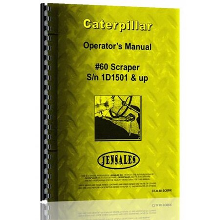 Fits Caterpillar Scraper 60 (1D501 and Up) Operator